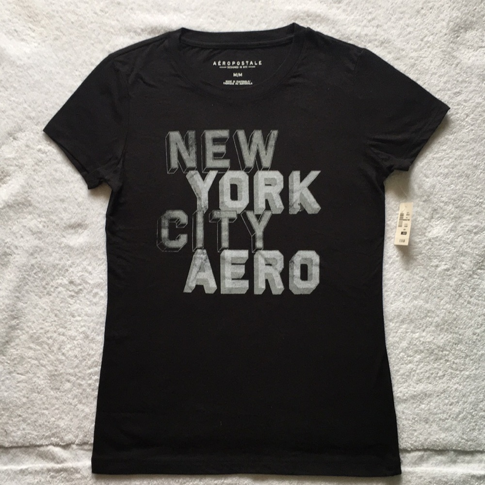 Aeropostale Women's T-shirt Black M